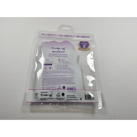 Creme X Hello Kitty Clear Cutie Printed Essence Sheet Mask Set Of 3 - Sealed - Picture 2 of 2